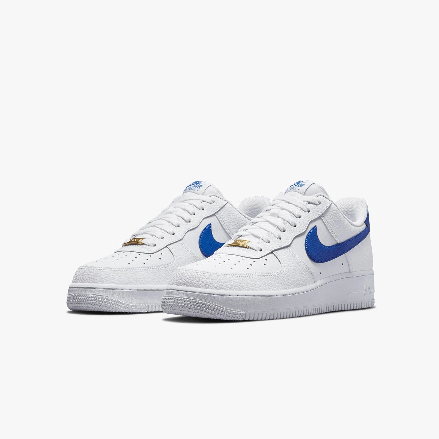 Men's Nike Air Force 1 `07 "White Royal Blue" Nike Lebron Witness Vii Basketball Shoes