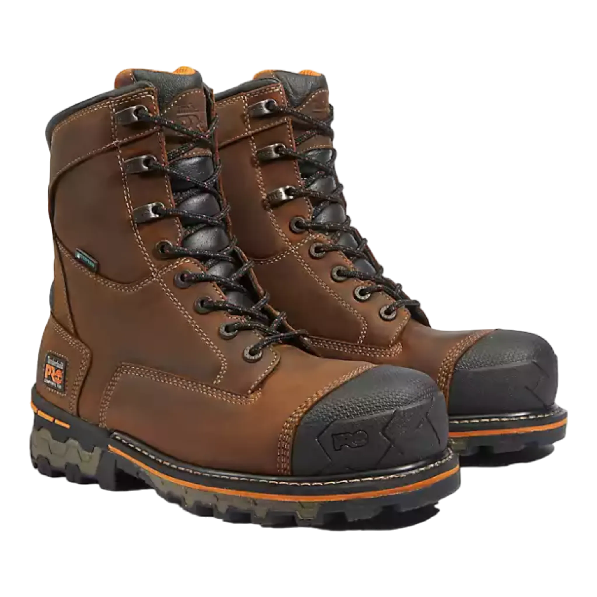 Men's Boondock 8" Composite Toe Waterproof Work Boot Best Safety Work Boots