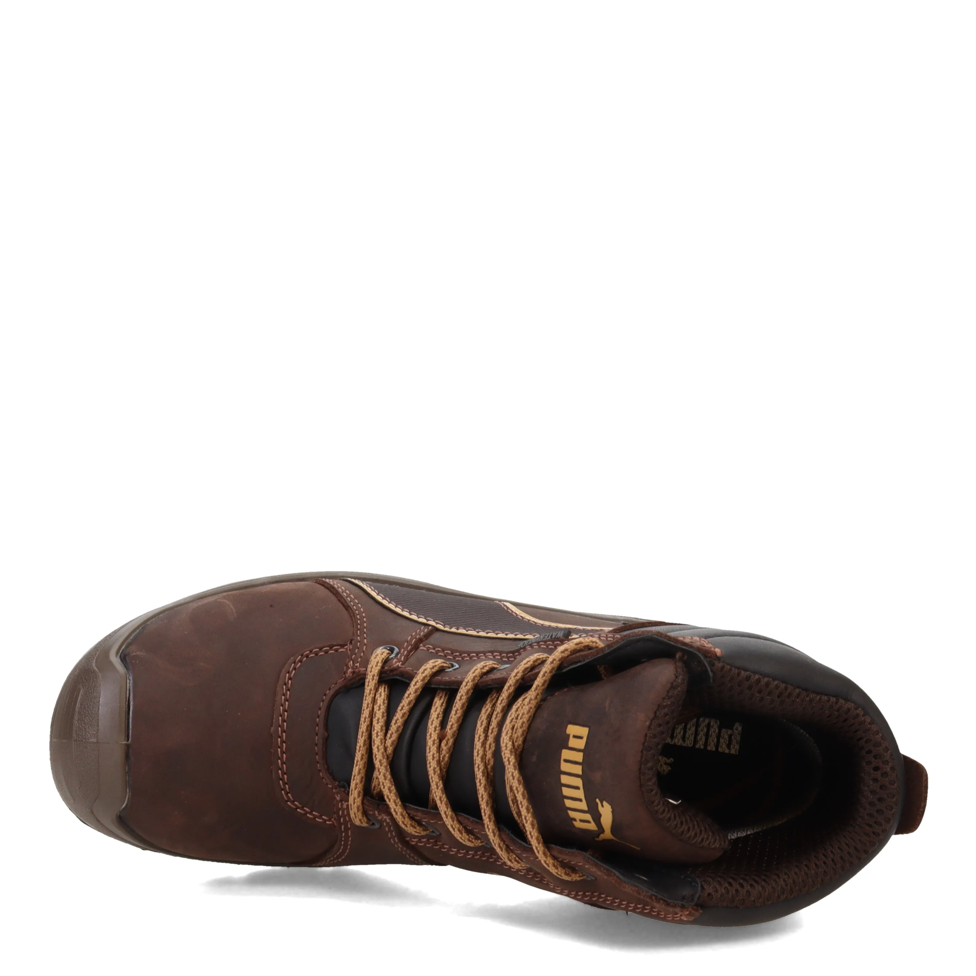 Men's PUMA, Safety Tornado 6in Soft Toe Boot Cap Work Boots That Protect On Building Sites