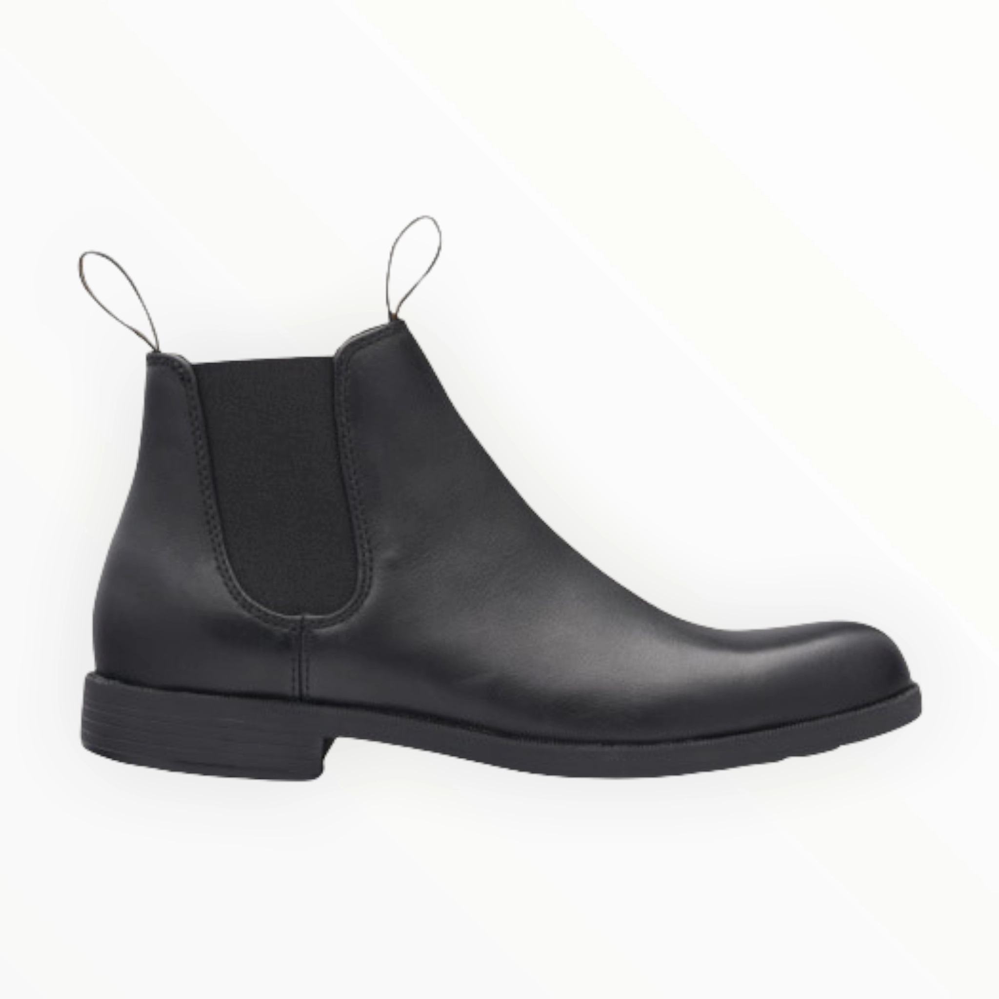 Round Toe Leather Ankle Boots Mens Dress 1901 Ankle Boots