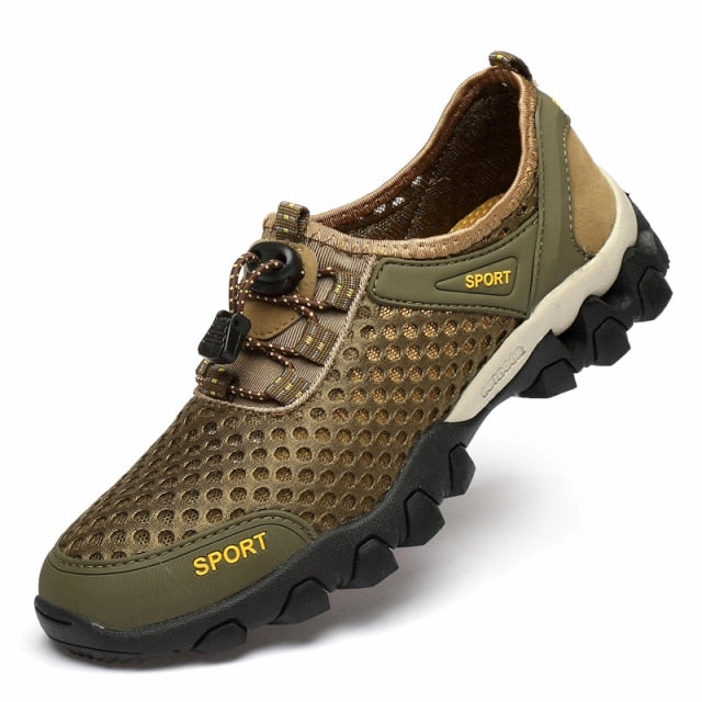 Contact Shoes Mens Trekking Mountain Shoes Men Outdoor Athletic Shoes Men Wearable Sports Upstream Shoes for Men Light Elastic Band Trainers