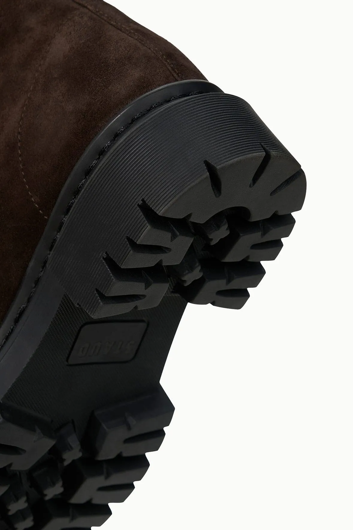 Lace-up Lug Sole Combat Boots MILES ZIP ANKLE BOOT | ESPRESSO