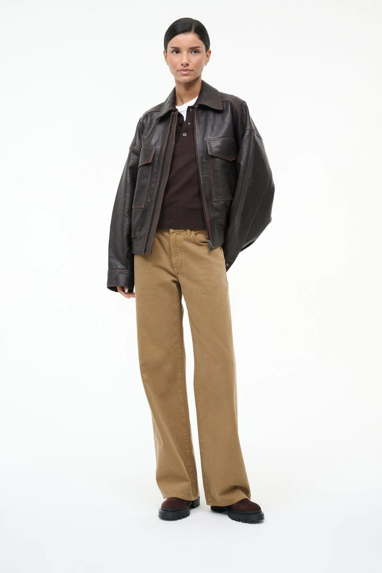 MILES ZIP ANKLE BOOT | ESPRESSO Combat Boots Zara