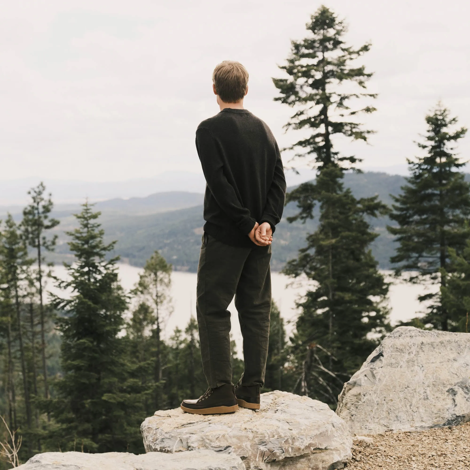 Mlina - Dark Wood Infant Combat Boots Size 4