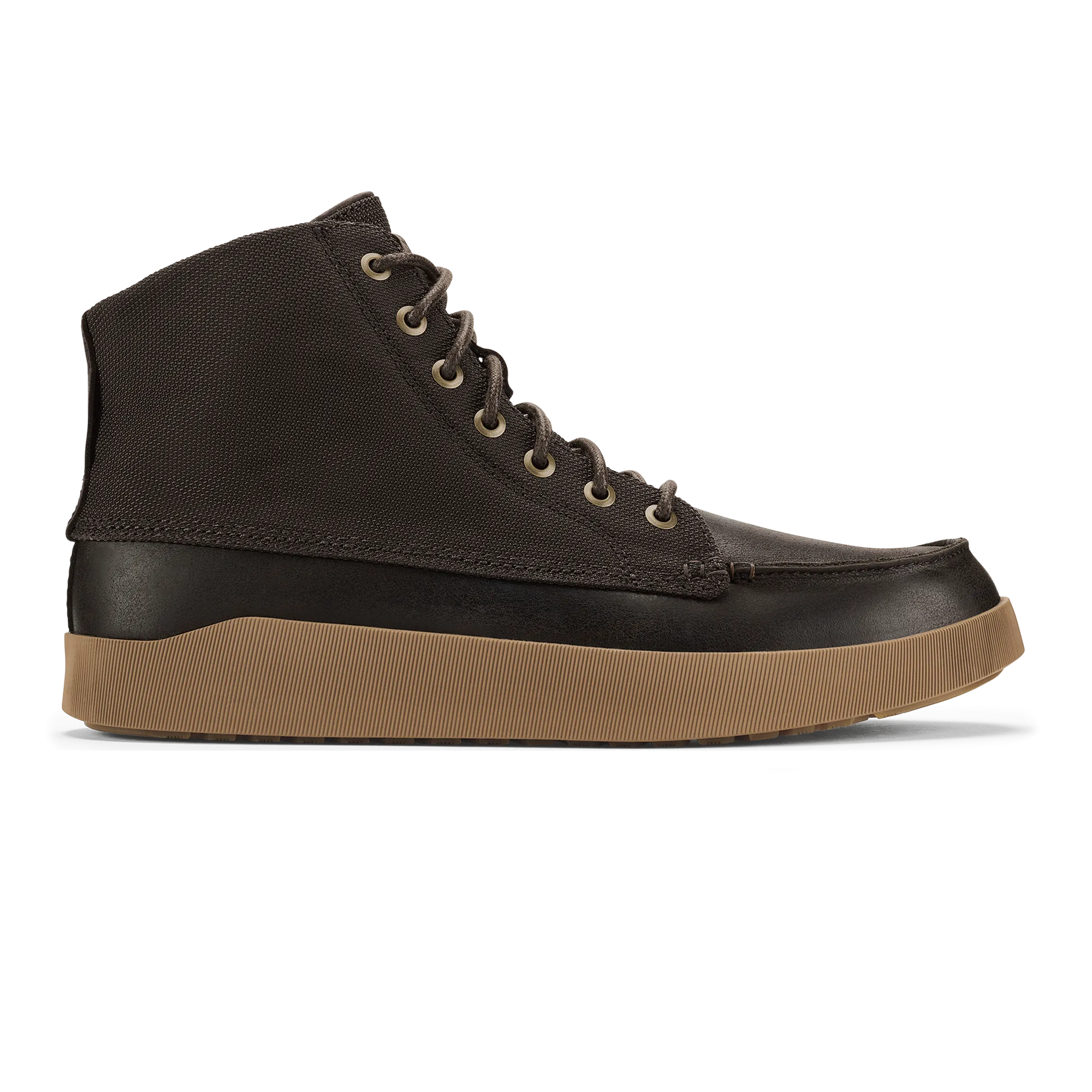 Fashion Combat Boots Mlina - Dark Wood