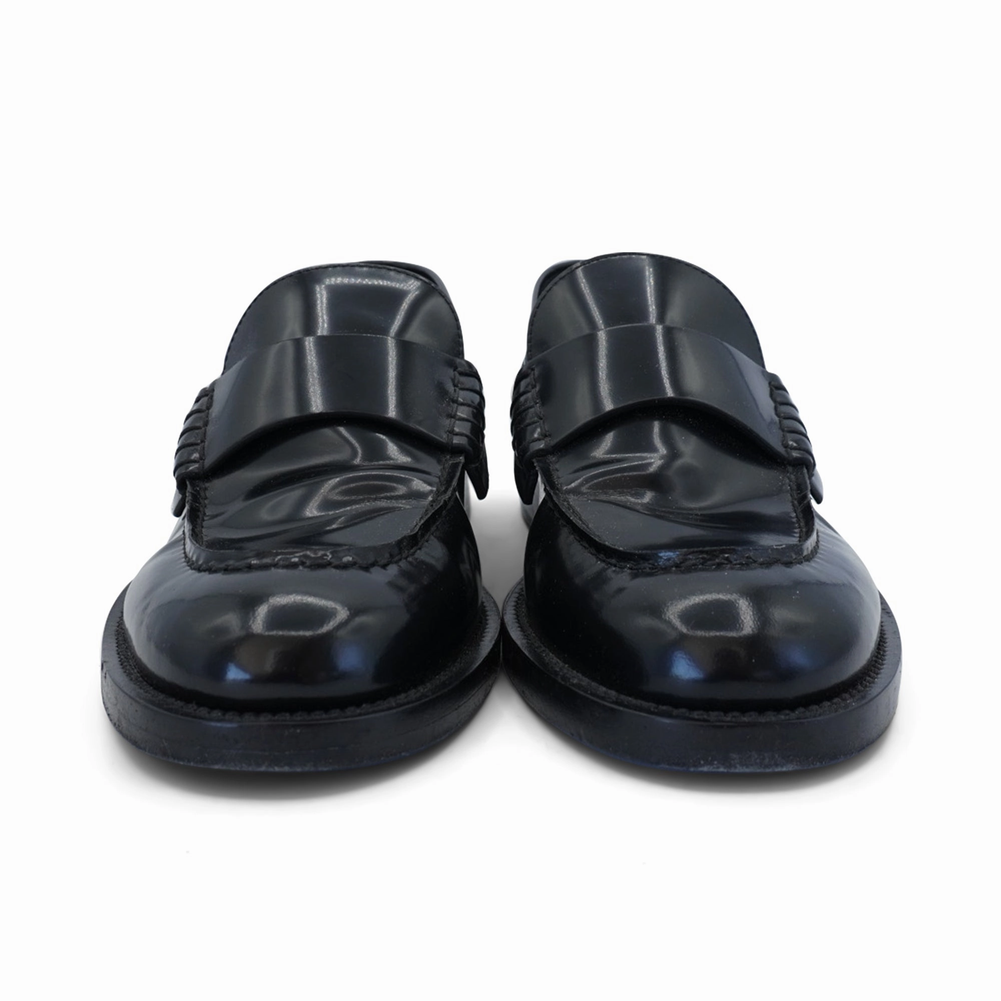 Chanel Logo Heel Loafers - Women's 37 Soft Loafers