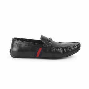 Safety Toe Loafers Tresmode Monoco Black Men's Leather Driving Loafers