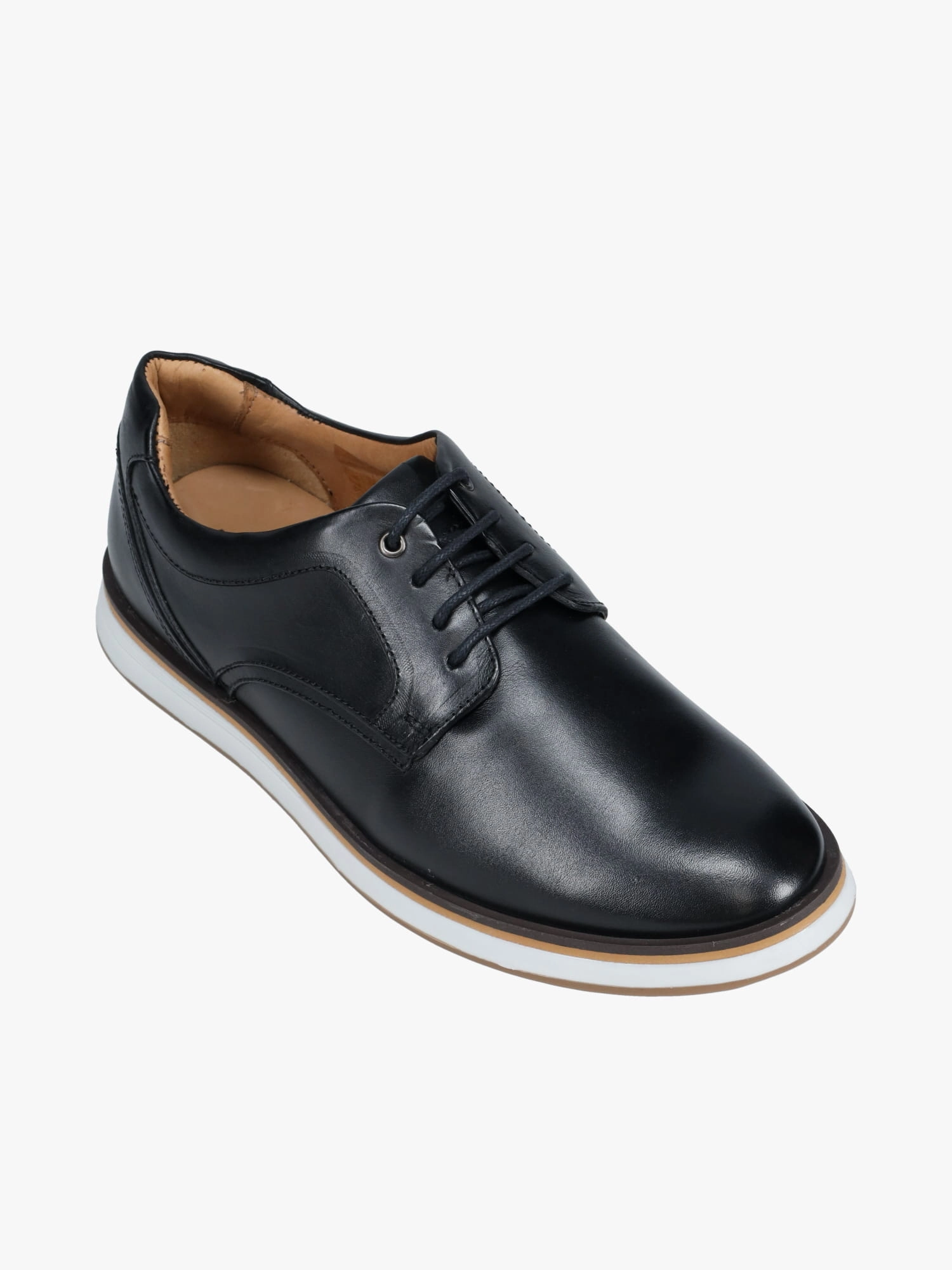 Vinsmoke Negro Cuera Camfort Low Cut Oxfords