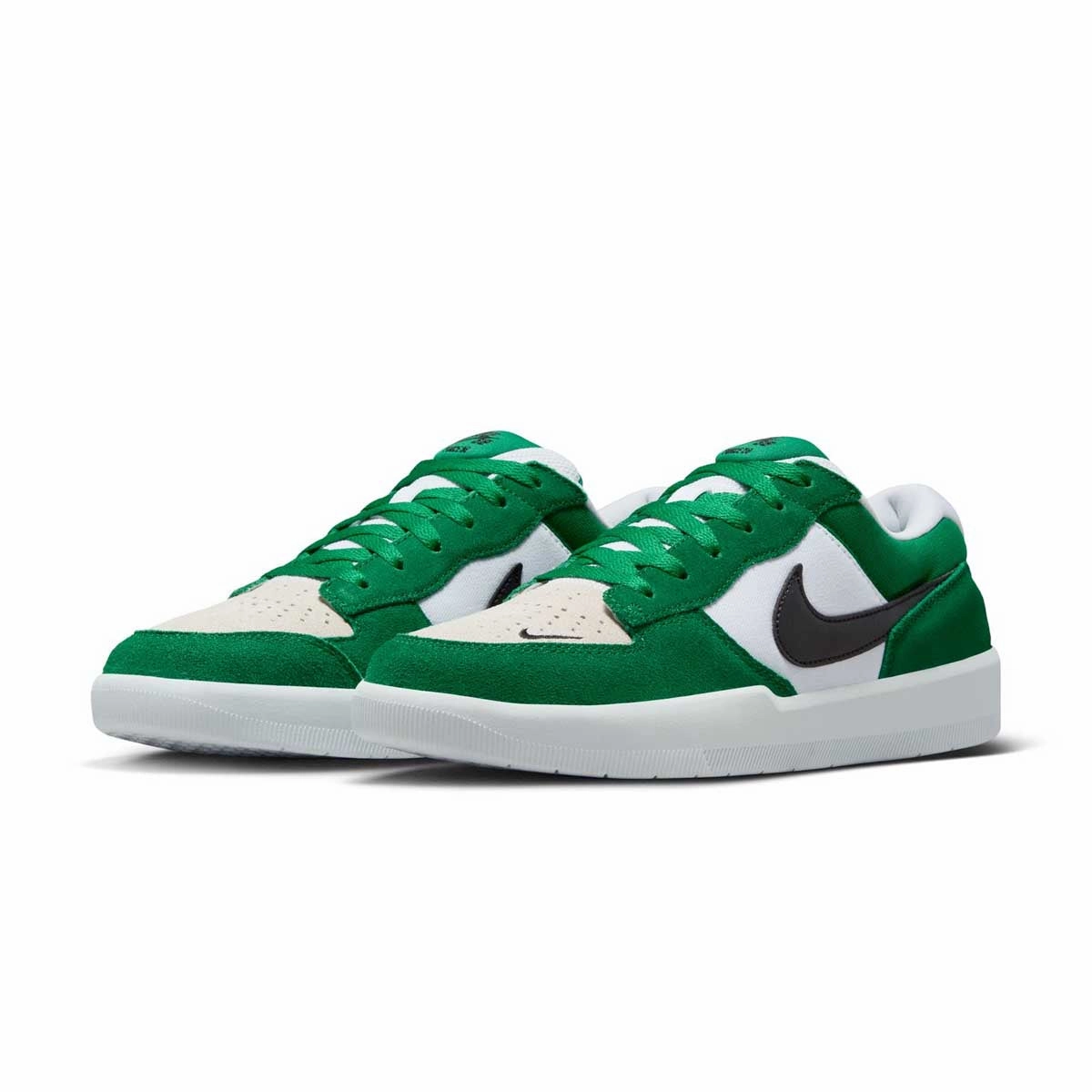 Clear Nike Air Force Ones Shoes SB Force 58 'Pine Green Black'