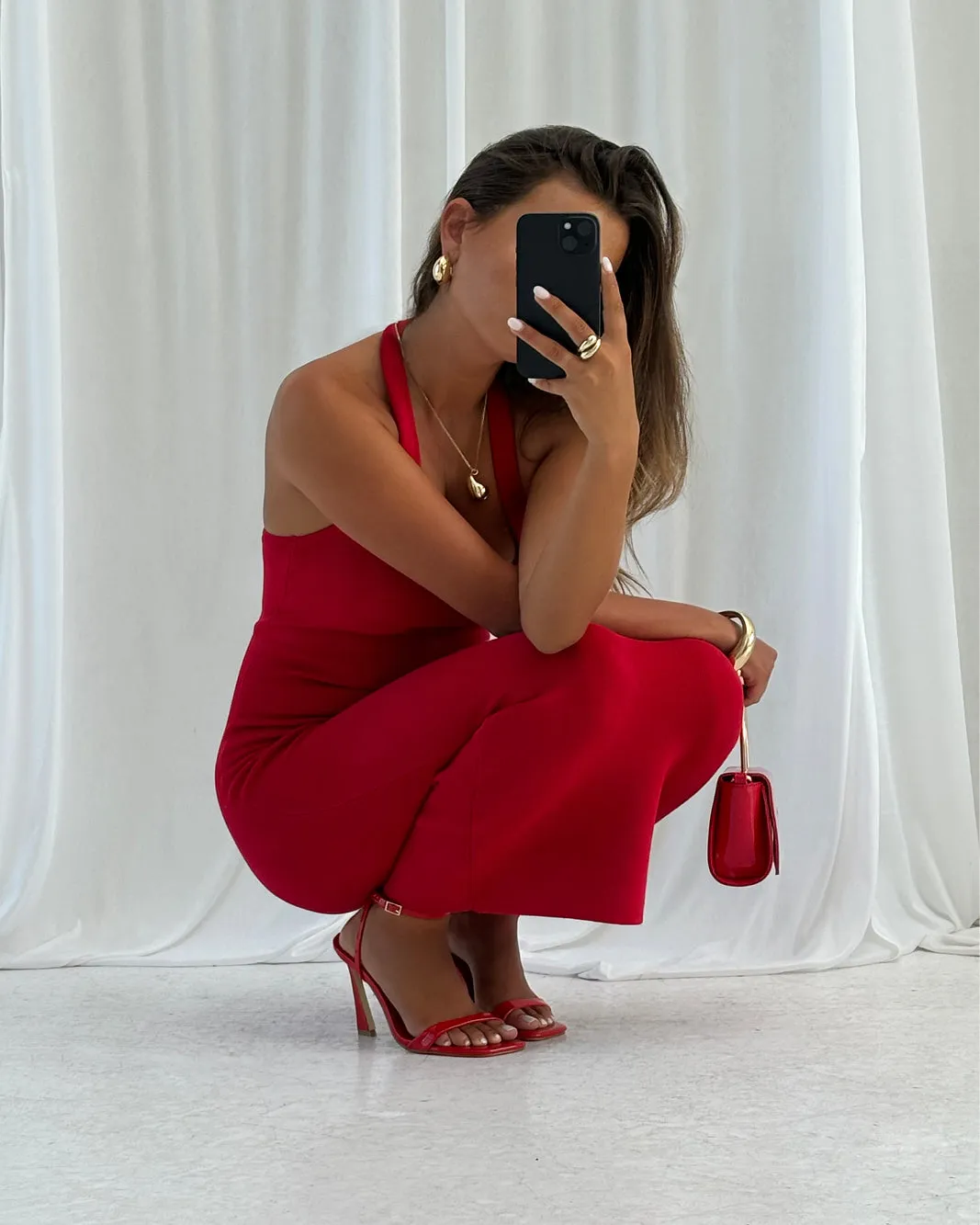 ORIANE - RUBY PATENT High Heels Open