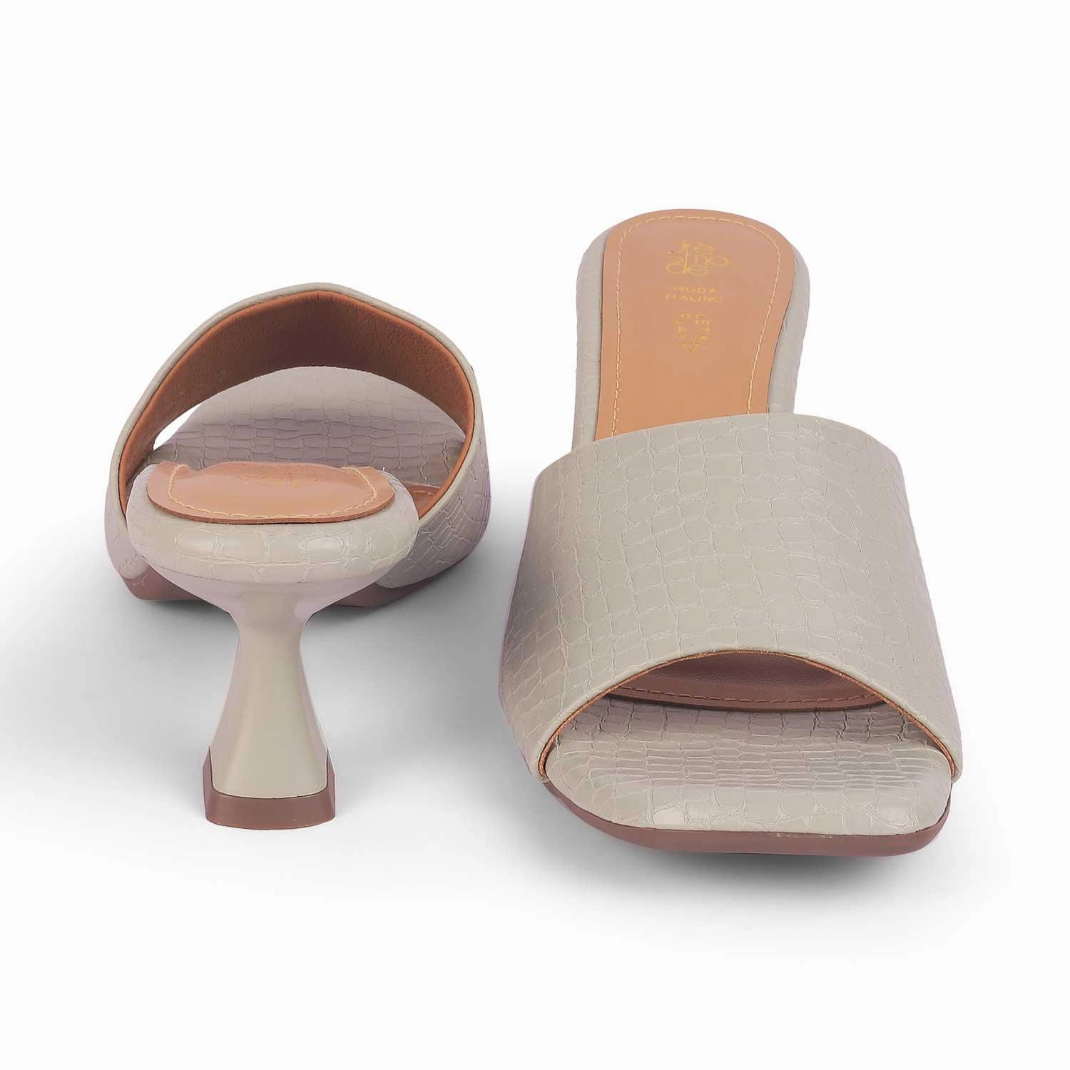 Flower Wedge Sandals Tresmode Bray Grey Women's Casual Heel Sandals