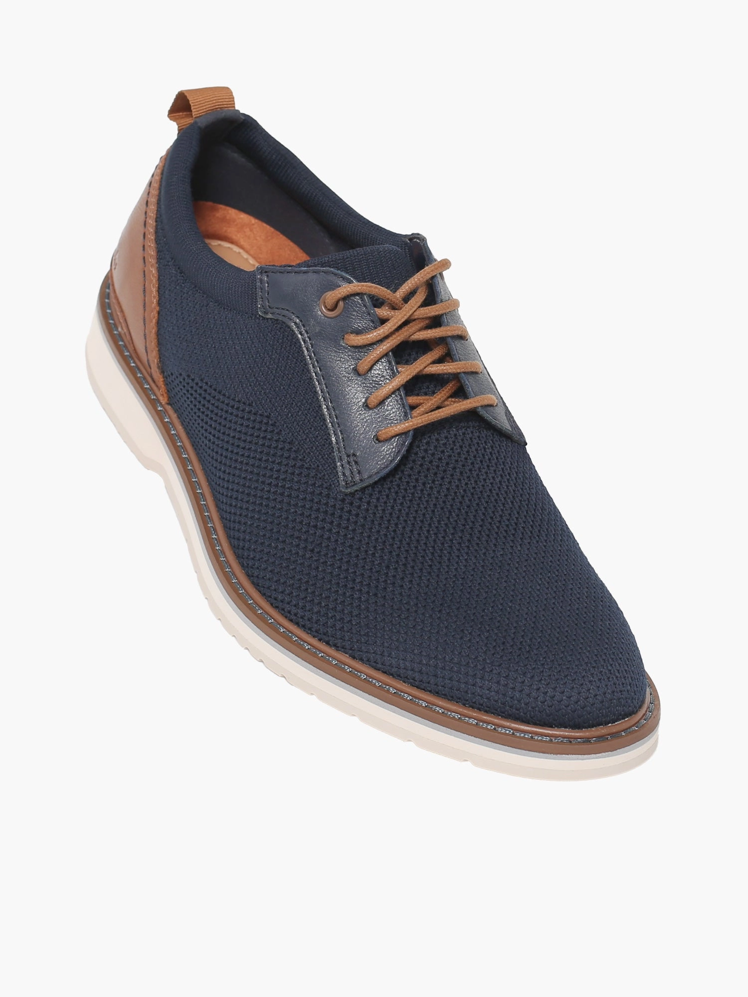 Monahan Navy Knit Infant Oxford Shirt