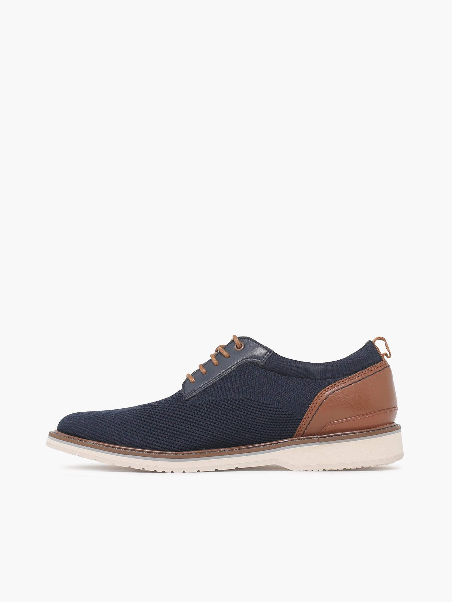 Zerøgrand Waterproof Wingtip Oxfords Monahan Navy Knit