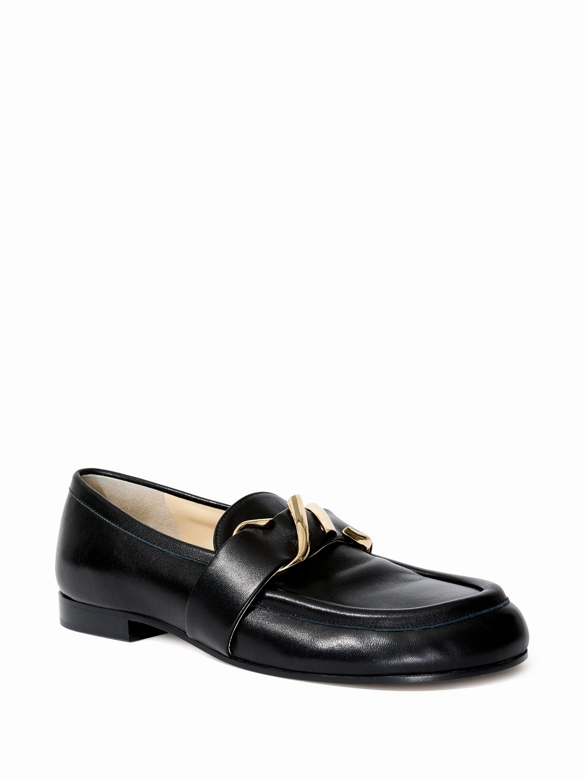 Boywithuke Loafers monogram-plaque leather loafers