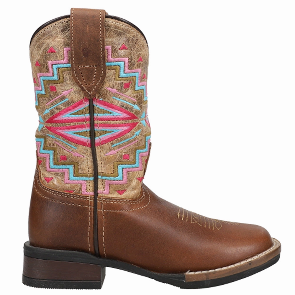Best Place To Buy Work Boots Monterey Aztec Square Toe Cowboy Boots (Little Kid-Big Kid)