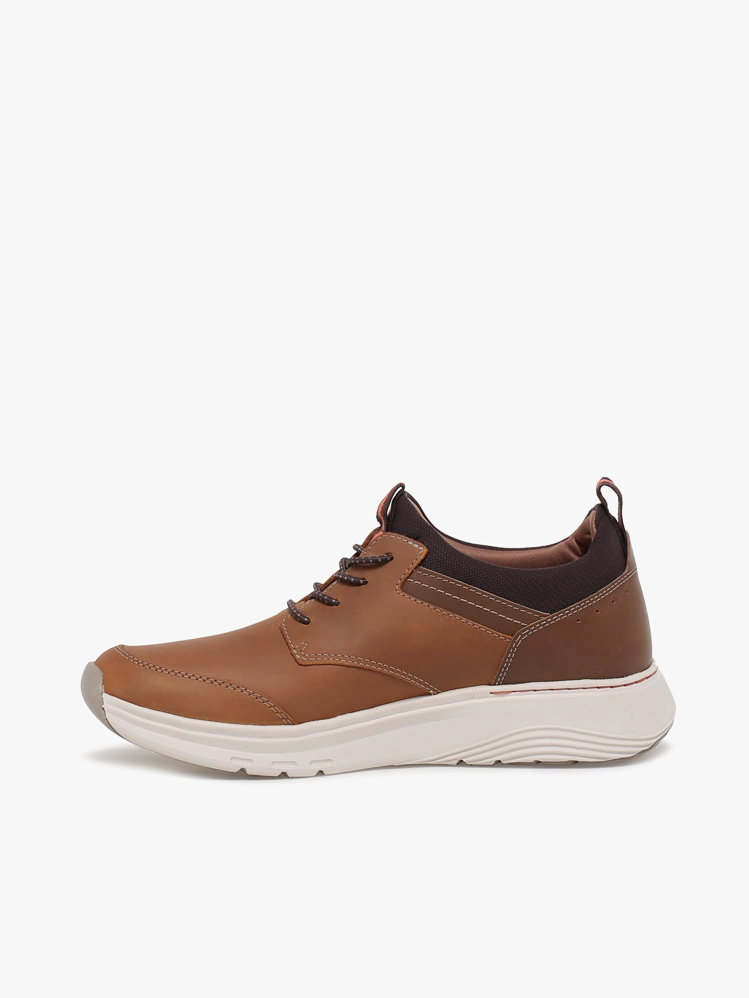 Motion Trek Ez Dark Tan Leather The Brace Stretch Oxford