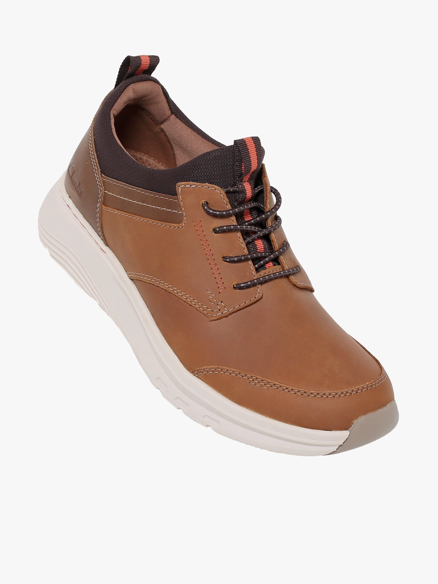 Motion Trek Ez Dark Tan Leather Oxfords Or Derbies