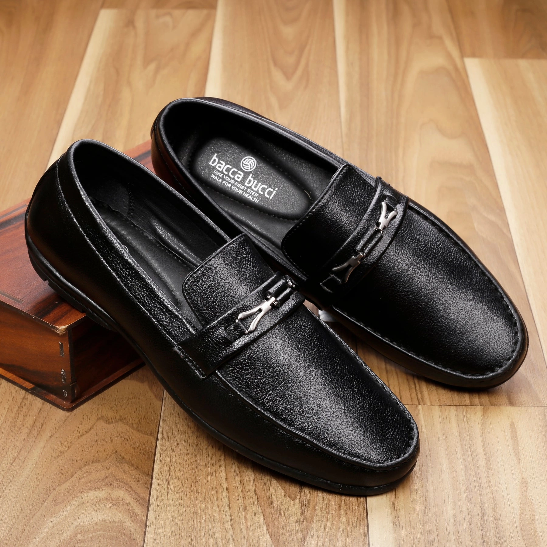 Bacca Bucci Men's LUNA Casual Slip-On Loafers Moccasins Lightweight Driving Shoes Loafers With Pearls