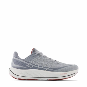 New Balance 9060 Kids New Balance Men's Fresh Foam X Vongo v6 in Aluminum Grey with Brick Red