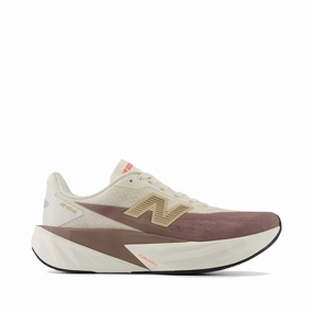 New Balance 1500 V6 New Balance Women's FuelCell Rebel v5 Sneaker in Angora with Earth Shadow and Sea Salt