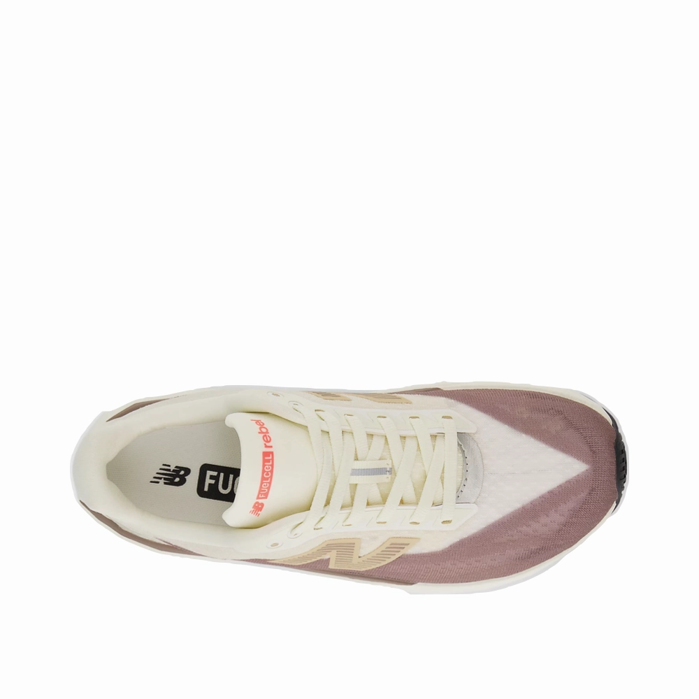 New Balance Store Farmington Hills New Balance Women's FuelCell Rebel v5 Sneaker in Angora with Earth Shadow and Sea Salt