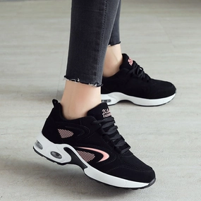 Vegan Shoes New Designer sneakers women Running Shoes Leather Outdoor Cushion Sport Gym Shoes Woman Comfortable Black Walking Zapatillas A29