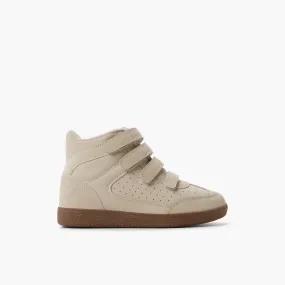 Nikcolette Low Heel Knee High Suede Boots