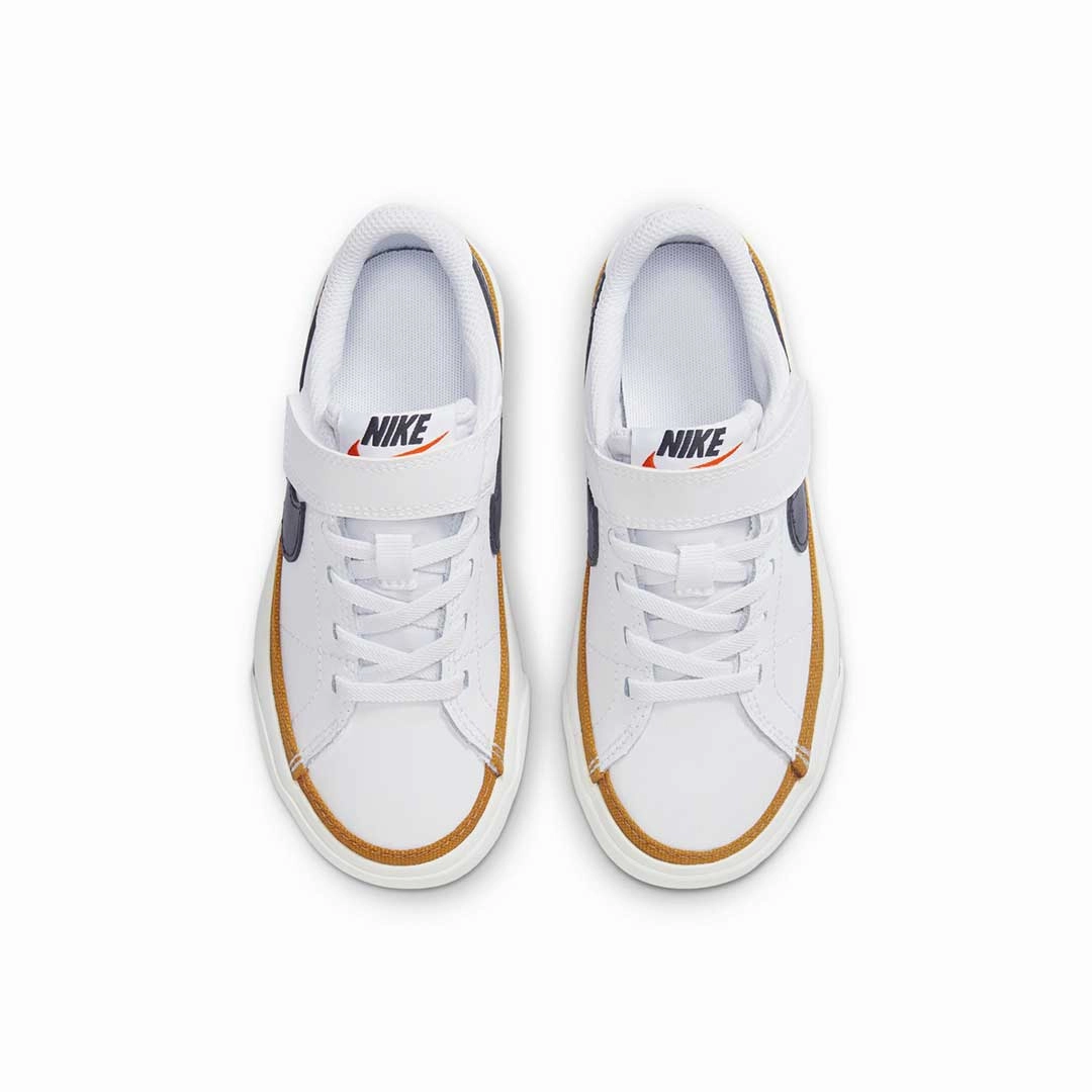 Nike Laceless Shoes Nike - Kids' (Preschool) Court Legacy Shoes (DA5381 102)
