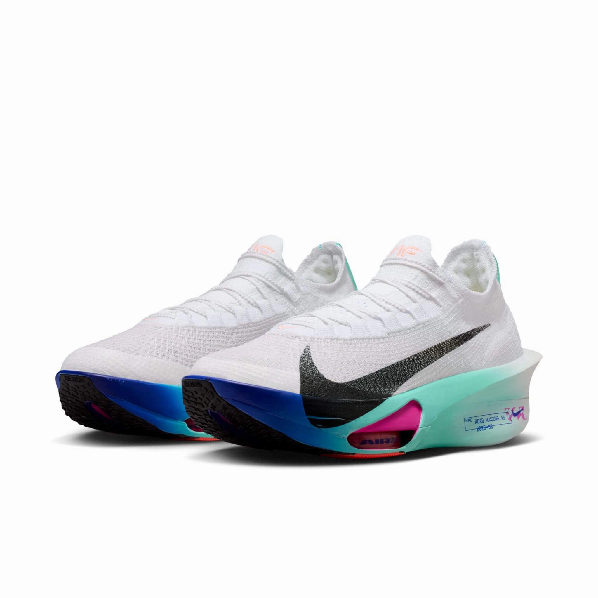 Nike Gary Payton Basketball Shoes Nike | Men's Alphafly 3 Road Racing Shoes - White/Black-Hyper Turquoise-Concord