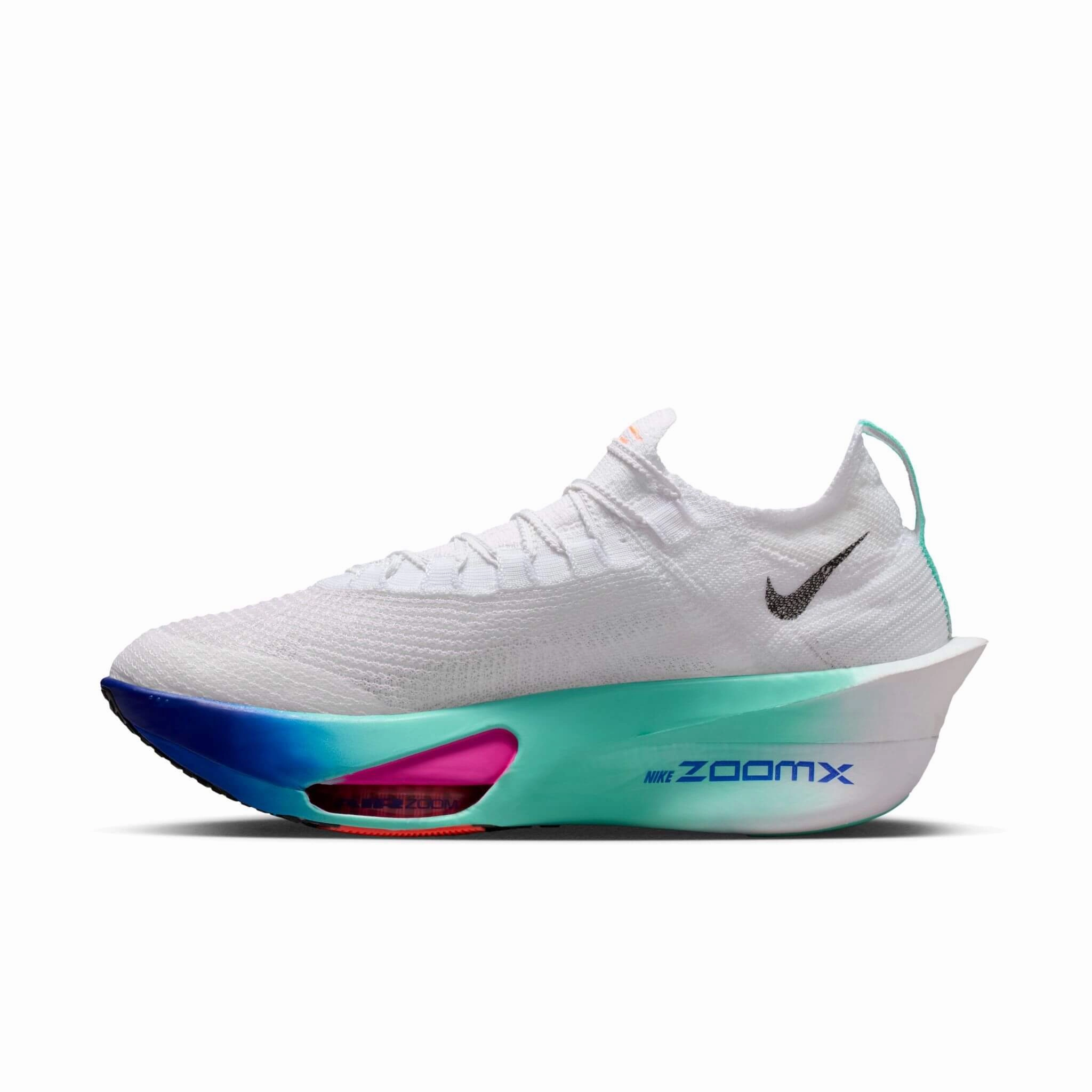Nike | Men's Alphafly 3 Road Racing Shoes - White/Black-Hyper Turquoise-Concord Nike Air Jordan Low Golf Shoes