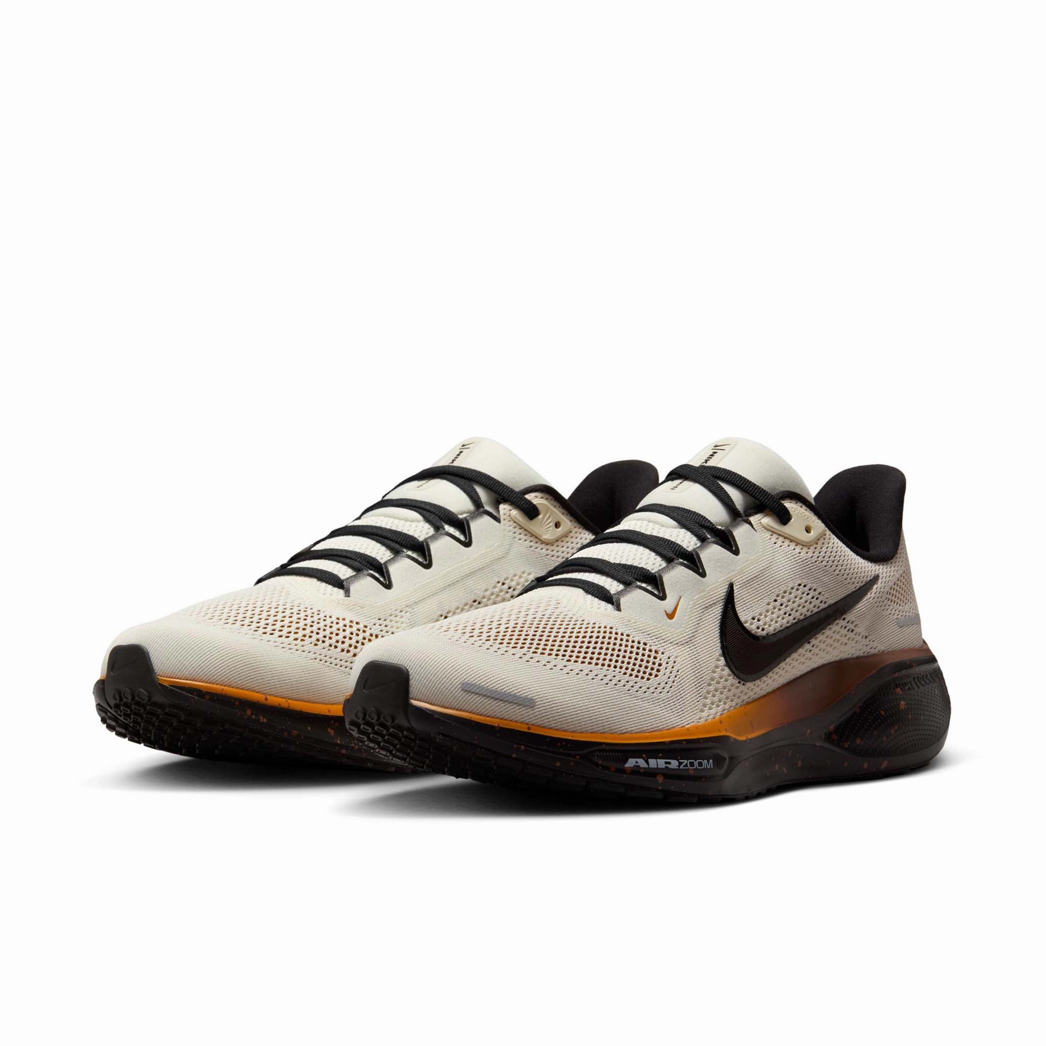 Nike | Men's Pegasus 41 Road Running Shoes - Soft Pearl/Velvet Brown-Desert Ochre Nike Shoes Running Shoes