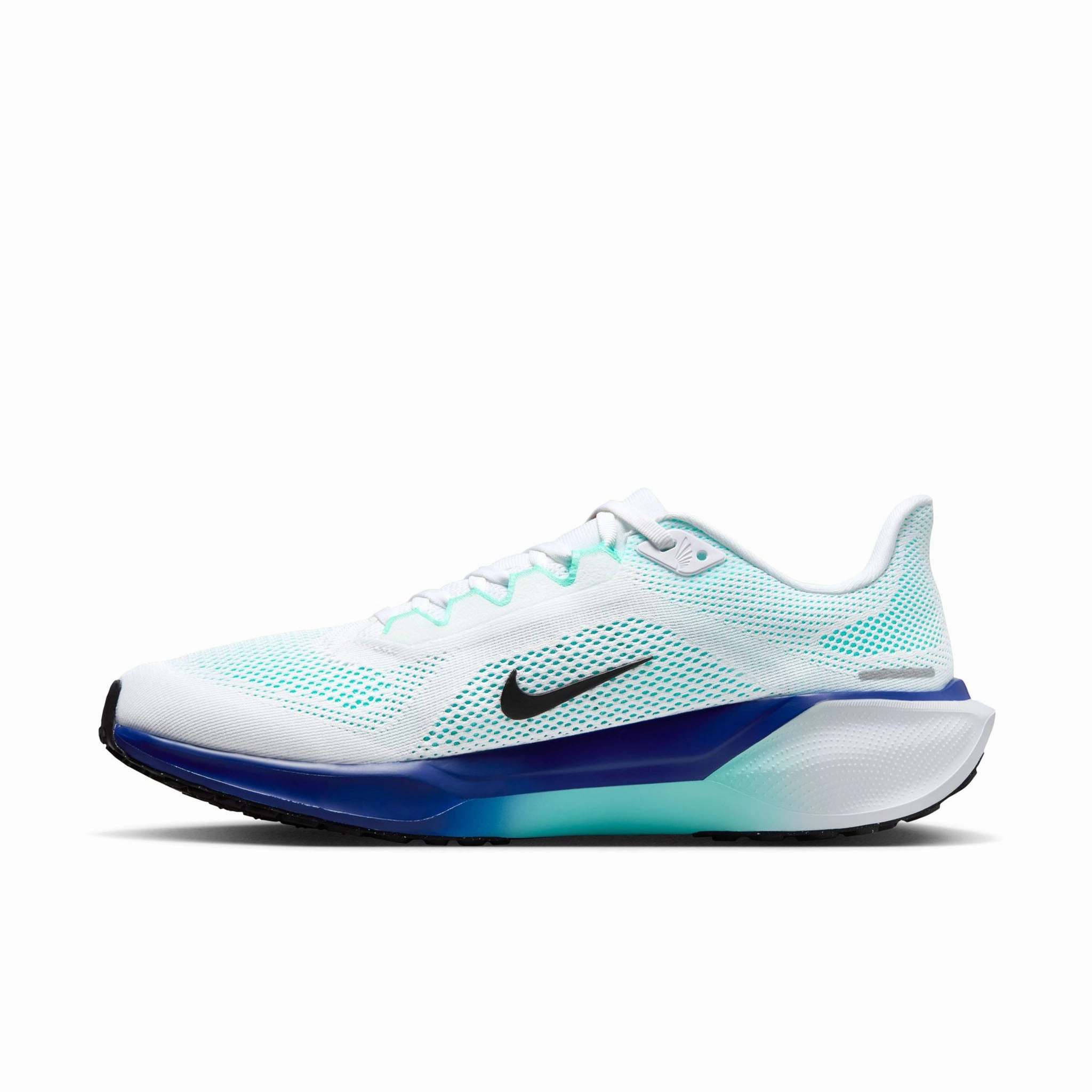 Nike | Men's Pegasus 41 Road Running Shoes - White/Black-Hyper Turquoise-Concord Nike Giannis Basketball Shoes