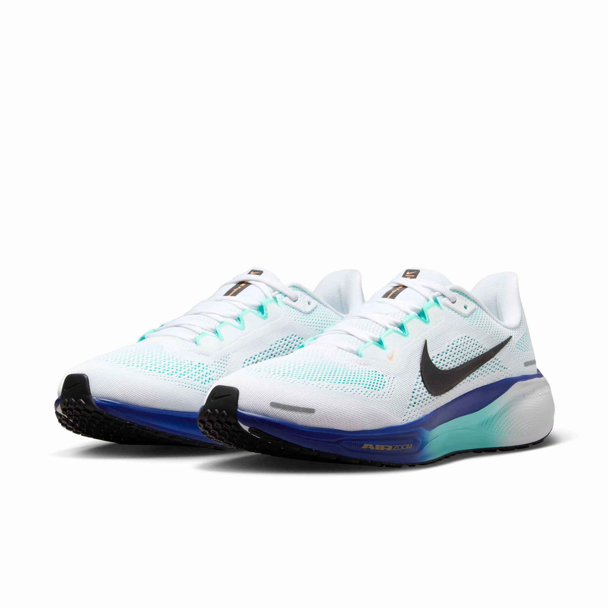Nike X Stussy Shoes Nike | Men's Pegasus 41 Road Running Shoes - White/Black-Hyper Turquoise-Concord
