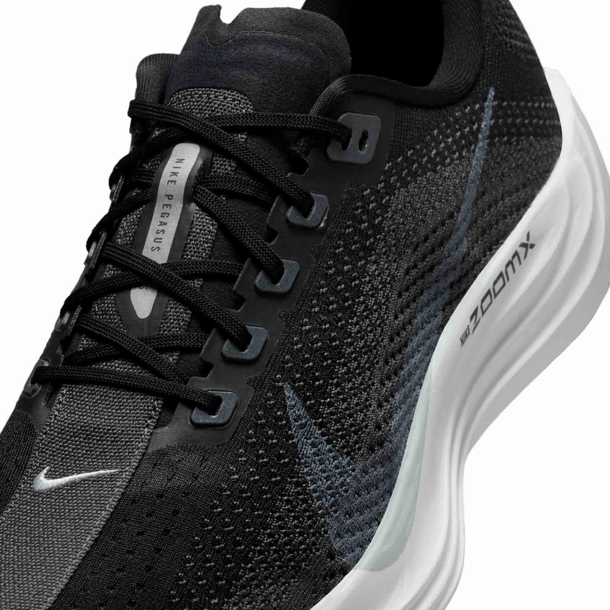 Nike Zoom Air Soccer Shoes Nike | Men's Pegasus Plus Road Running Shoes - Black/Pure Platinum-Anthracite-White