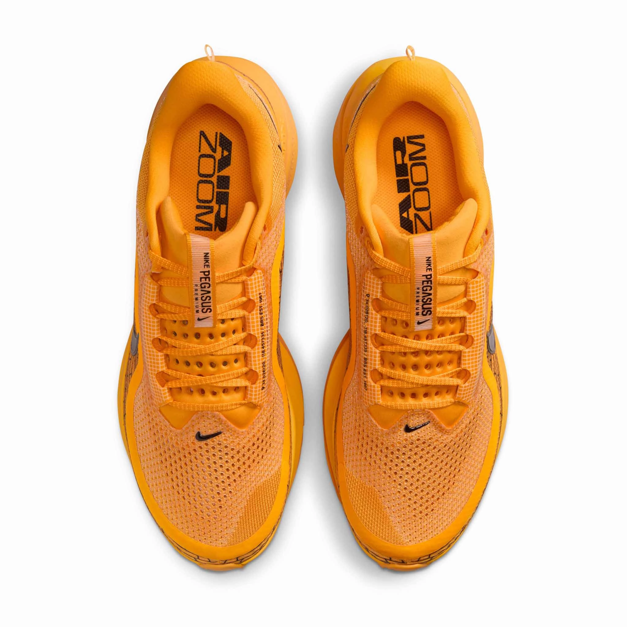 Nike | Men's Pegasus Premium LV8 Road Running Shoes - University Gold/Black-Laser Orange Nike Hike Shoe
