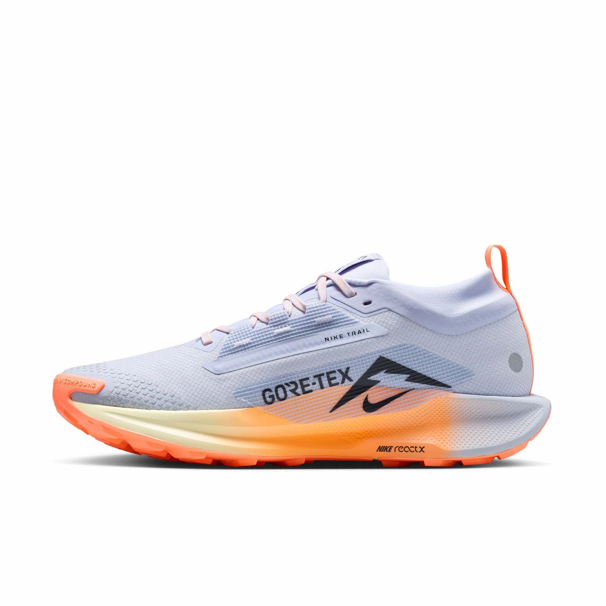 Nike | Men's Pegasus Trail 5 GORE-TEX Waterproof Trail Running Shoes - Ghost/Black-Malt-Orange Pulse Nike Exercise Shoes