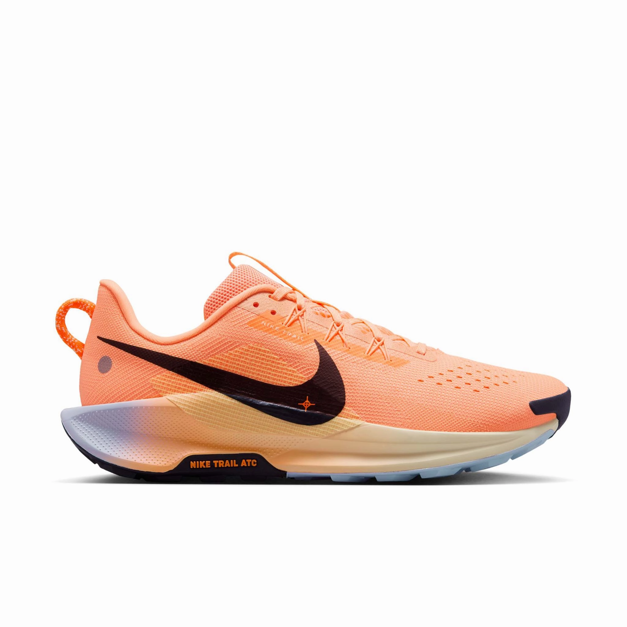 Nike Shoes With Lines Nike | Men's Pegasus Trail 5 Trail Running Shoes - Orange Pulse/Black-Ghost-Alabaster