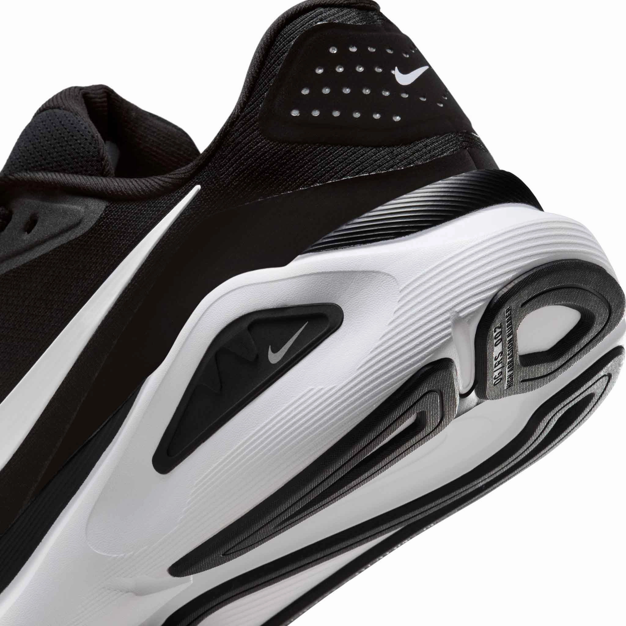 Nike | Men's Structure 26 Road Running Shoes - Black/White-Cool Grey-Metallic Silver 90s Nike Shoes