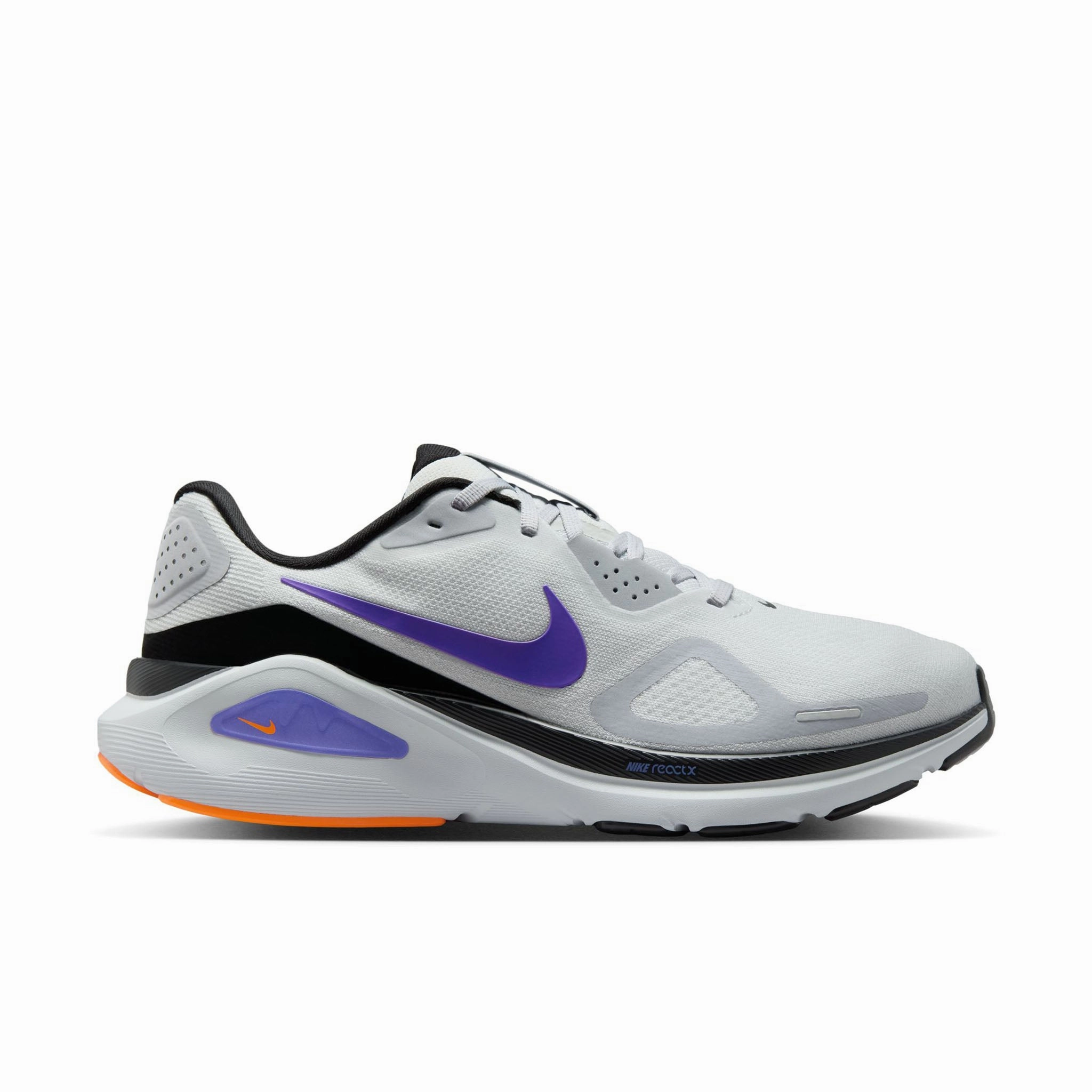 Nike Youth Shoes Sale Nike | Men's Structure 26 Road Running Shoes - Pure Platinum/Persian Violet-Wolf Grey