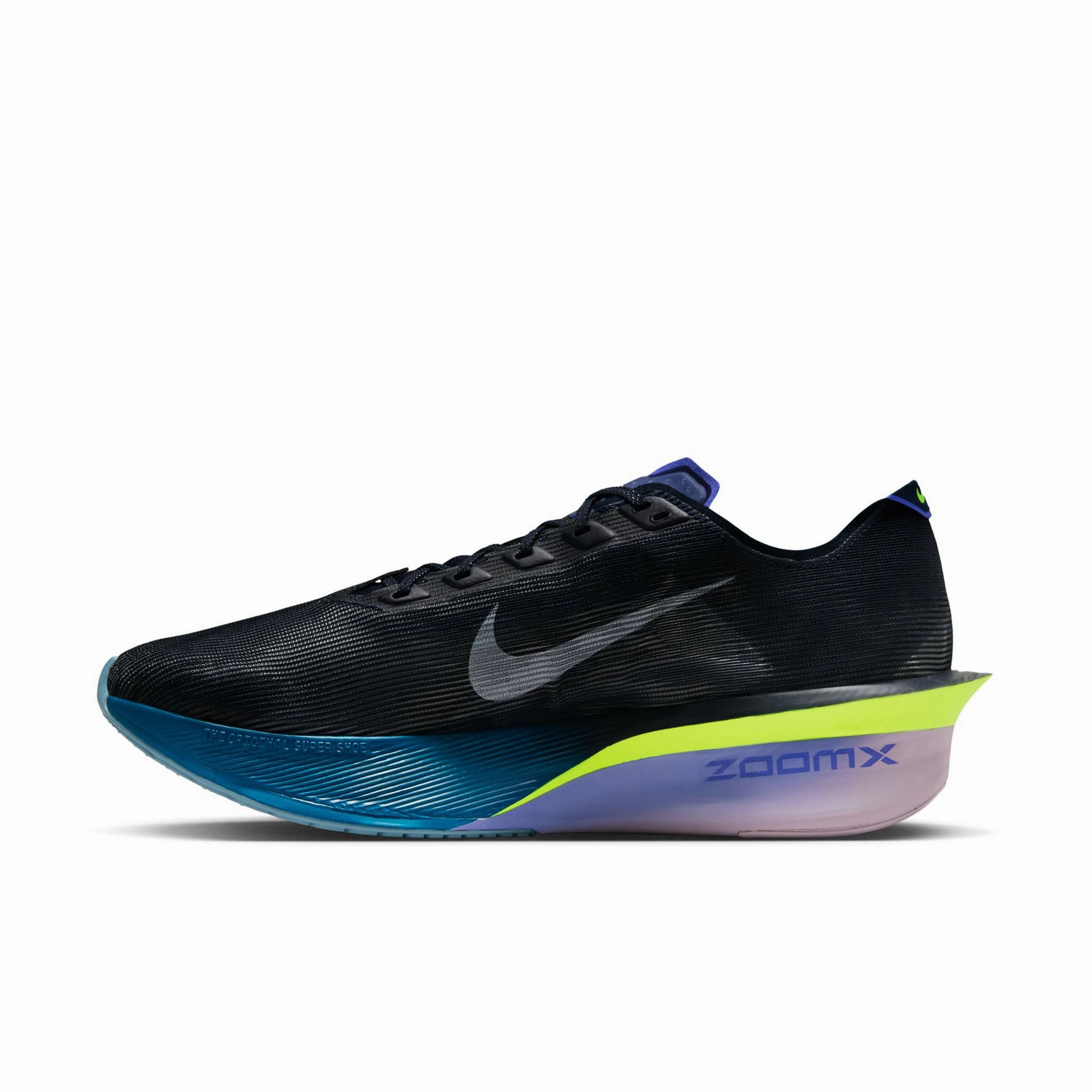 Nike | Men's Vaporfly 4 Road Racing Shoes - Obsidian/White-Persian Violet Nike Invincible Shoes