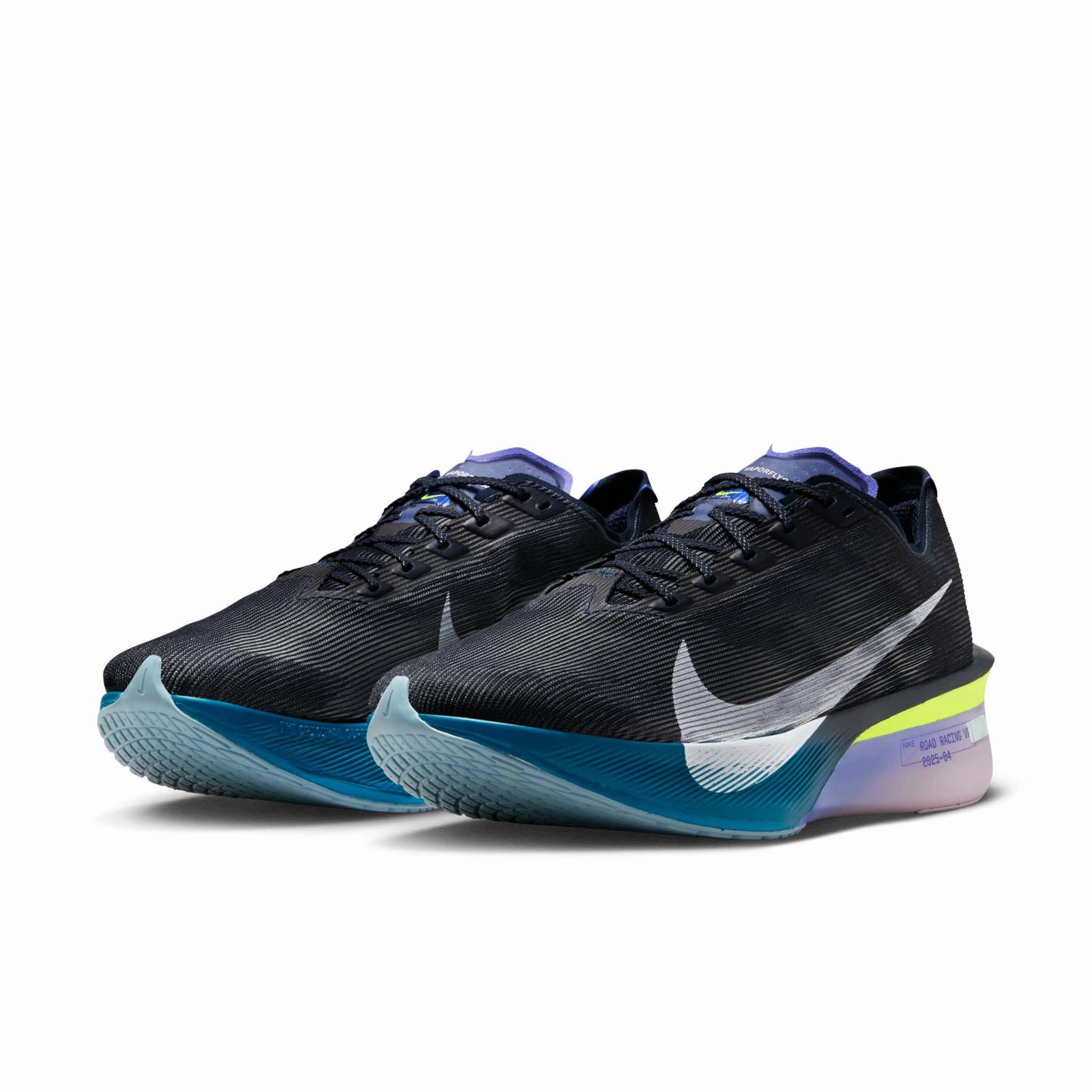 Nike | Men's Vaporfly 4 Road Racing Shoes - Obsidian/White-Persian Violet Nike Huarache Turf Shoes Lacrosse