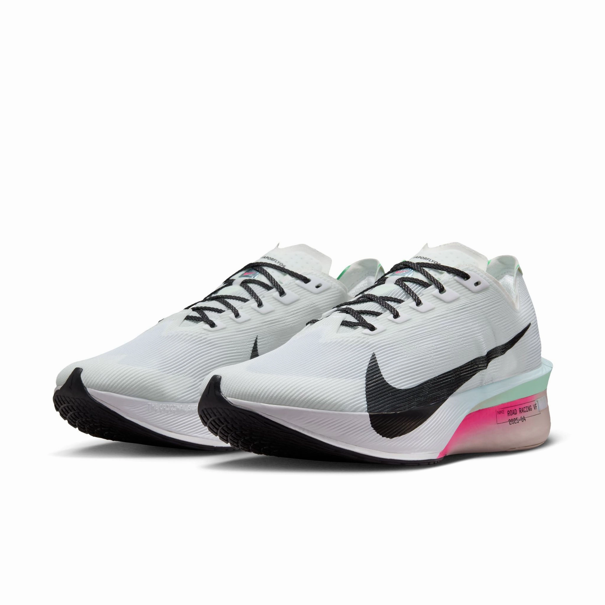Nike Free Flyknit Shoes Nike | Men's Vaporfly 4 Road Racing Shoes - White/Black-Hyper Pink-Mint Foam