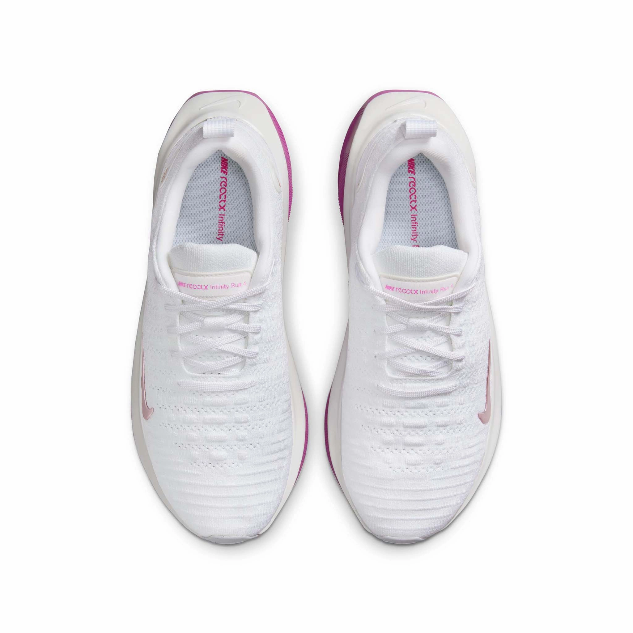Camo Nike Shoes Nike | Women's InfinityRN 4 Road Running Shoes - White/Mtlc Red Bronze-Hot Fuchsia