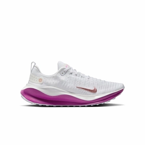 Nike On Shoes Nike | Women's InfinityRN 4 Road Running Shoes - White/Mtlc Red Bronze-Hot Fuchsia