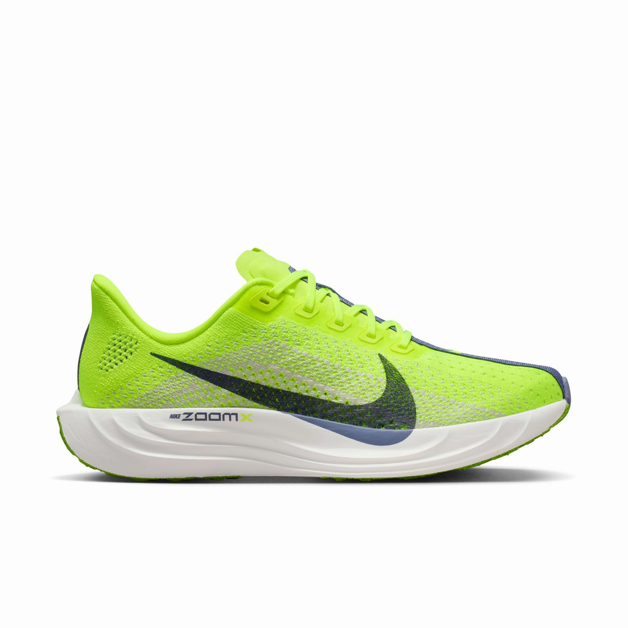 Nike | Women's Pegasus Plus Road Running Shoes - Volt/World Indigo-Platinum Tint-White Nike Basketball Shoes With Arch Support