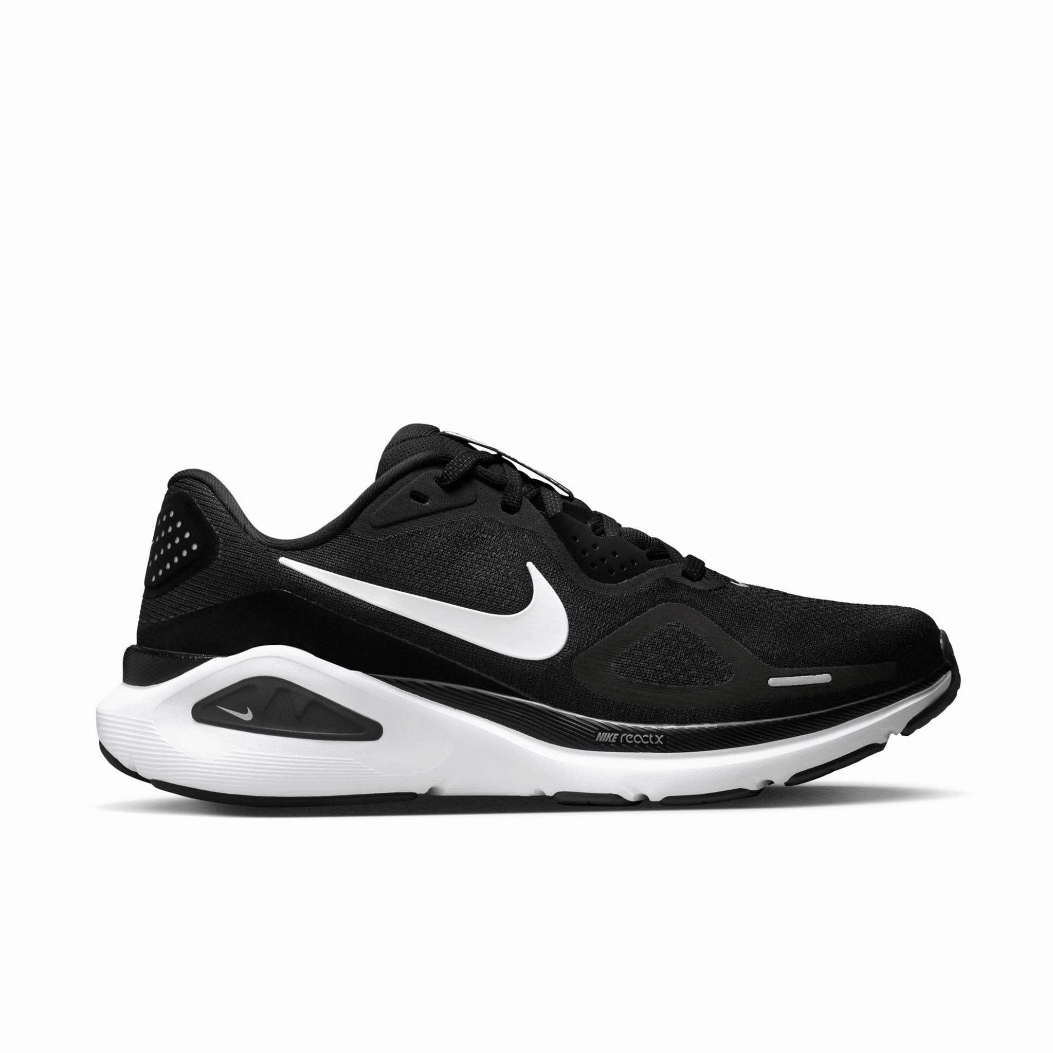 Nike Eybl Shoes Nike | Women's Structure 26 Road Running Shoes - Black/White-Cool Grey-Metallic Silver
