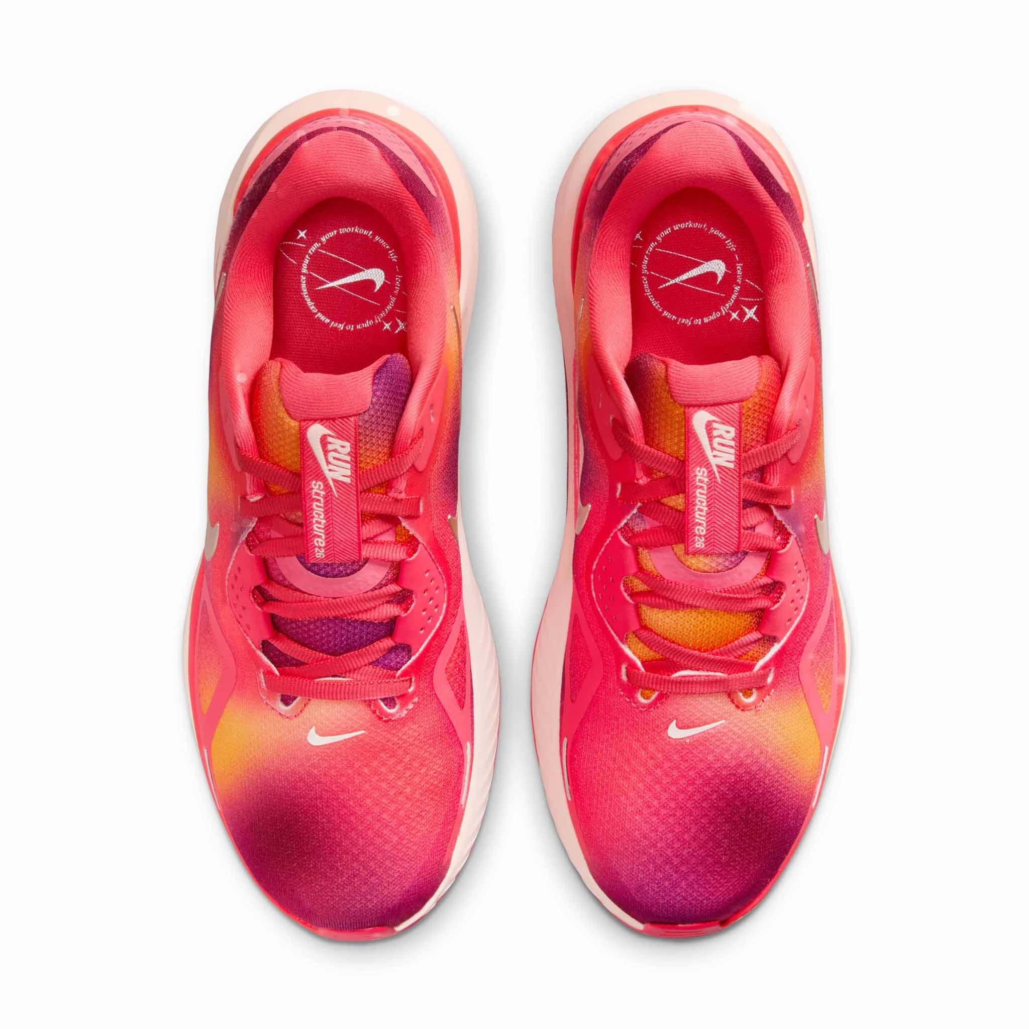 Nike Supportive Shoes Nike | Women's Structure 26 SE Road Running Shoes - Ember Glow/Washed Coral-Sweet Beet