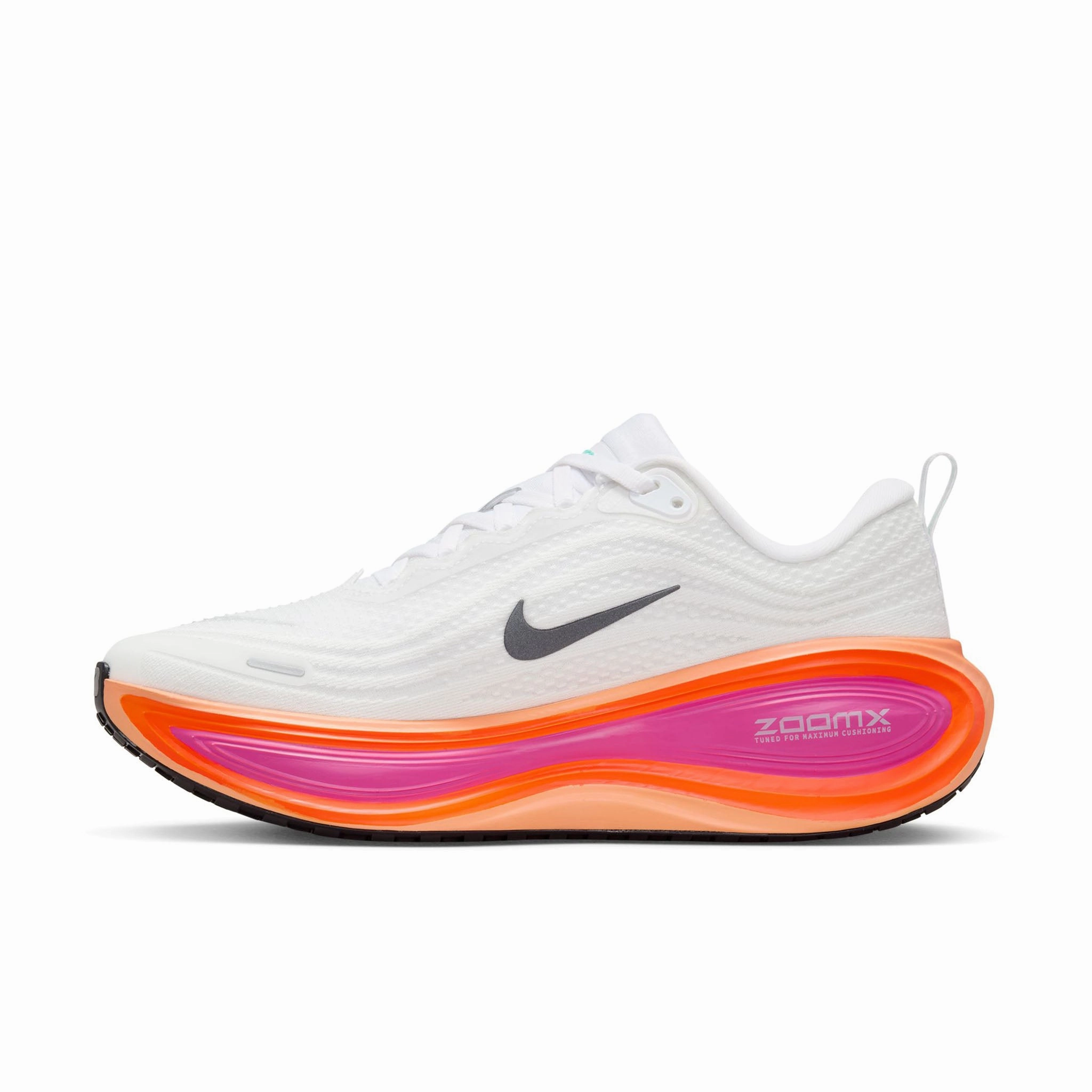 Best Nike Workout Shoes Nike | Women's Vomero Plus Road Running Shoes - White/Black-Fire Pink-Hyper Crimson