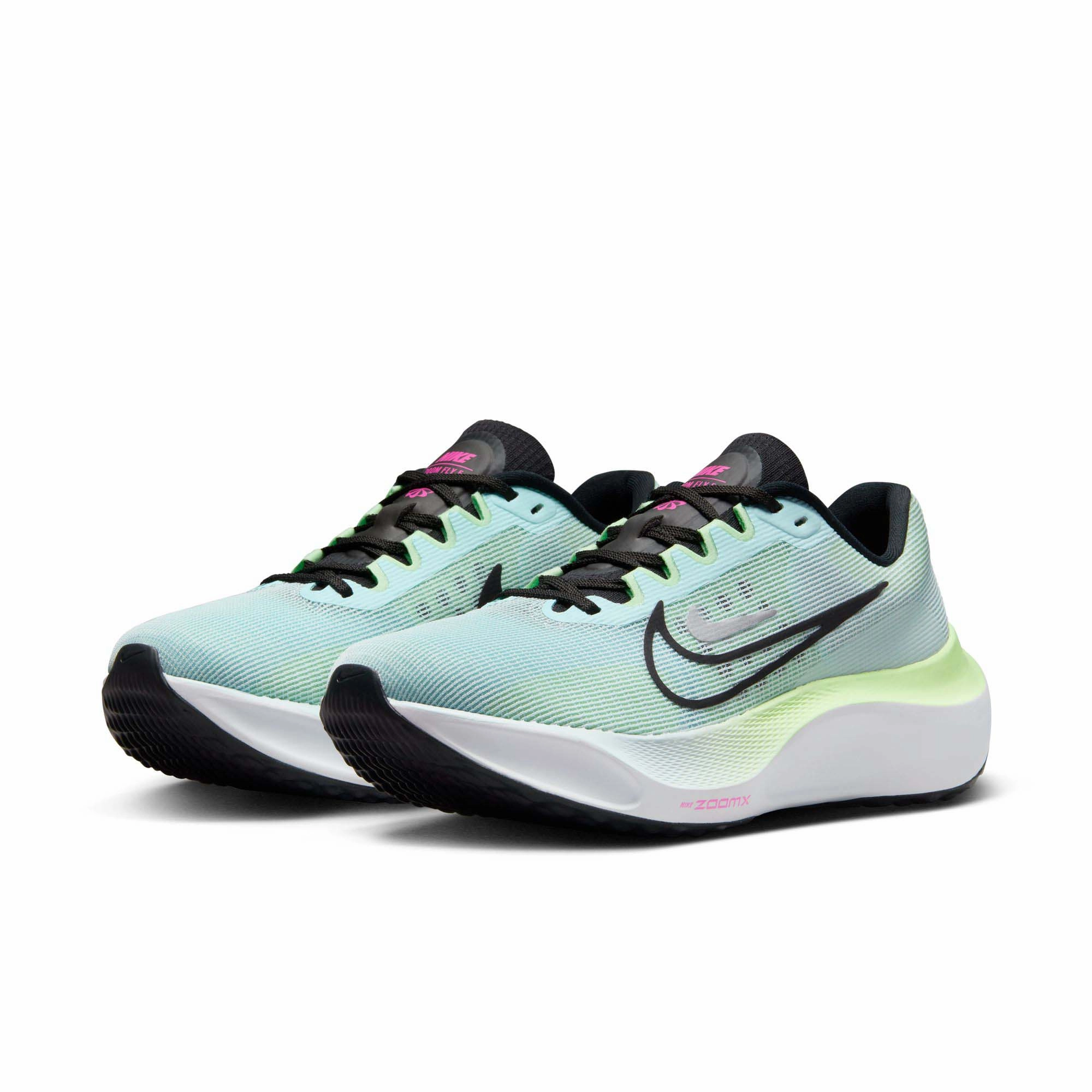 Nike | Women's Zoom Fly 5 Road Running Shoes - Glacier Blue Light Shoes Nike