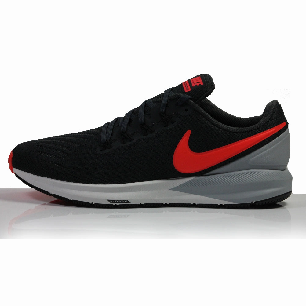 Nike Air Zoom Structure 22 Men's Running Shoe - Anthracite/Bright Crimson Nike Lunar Roam Shoes